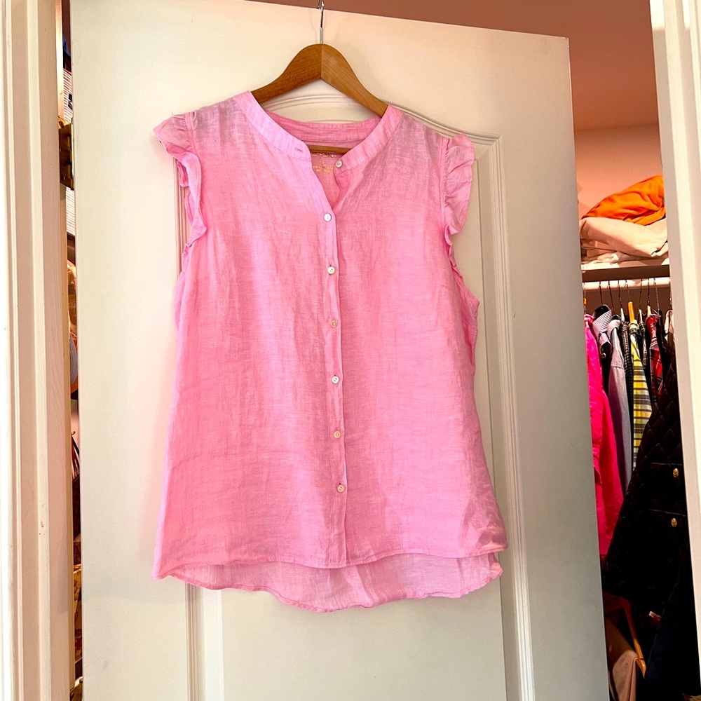 Lily Pulitzer pink linen